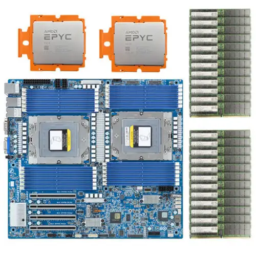 Amd Epyc Genoa 9654 96C/192T+ Gigabyte Mz73-Lm0?Rev. 2.0) Sk Hnix Ddr5 1536Gb