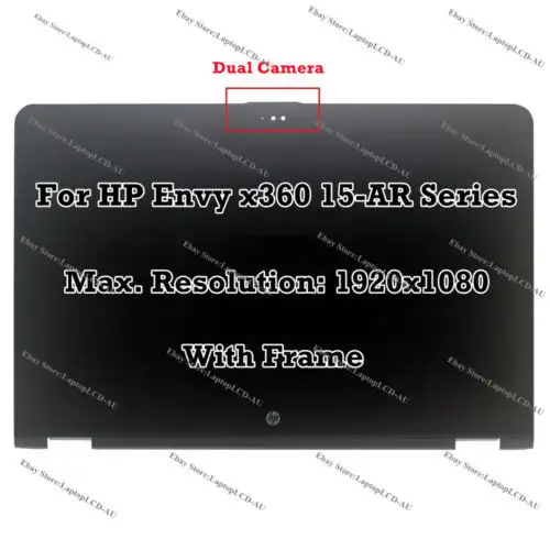 15.6" Hp Envy X360 15-Ar 15-Ar000 Fhd Lcd 1080P Touch Screen Digitizer Assembly
