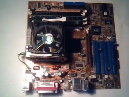 Pentium Motherboard P4 P4Sgx-Mx V2.00 1.8Ghz Cpu 1Gb Ram Bundle Socket478 Agp 4X