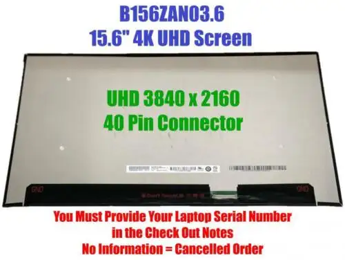 Lenovo Bo Ne156Qum-N55 V3.0 Uhdi G Nb 5D10T73217