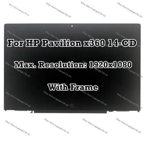 Hp Pavilion X360 14-Cd0011Nr Cd0005Dx 14" Fhd Lcd Display Touch Screen Assembly