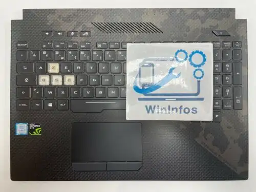 Asus Rog Scar Gl504G Touchpad Cover & Keyboard Plastics Case (-
