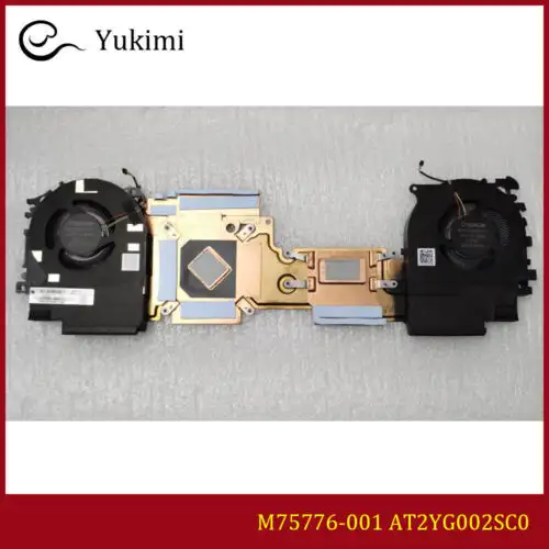 M75776-001 At2Yg002Sc0 For Hp 7J2160 Cpu Graphics Cooler Cooling Fan