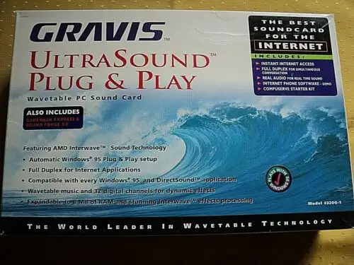 Gravis Ultrasound (Gus) Plug & Play Boxed