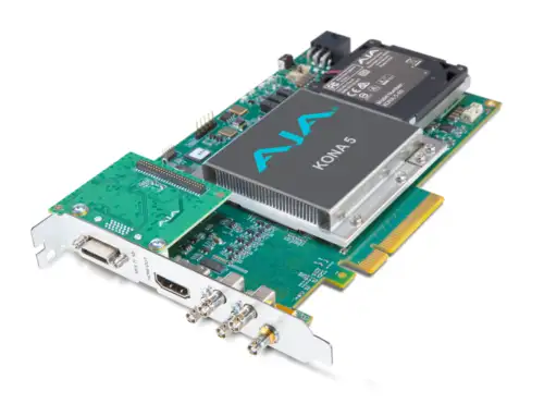 Tarjeta de captura y reproducción Aja Kona 5 12G-Sdi Hfr 8K (Nuevo)