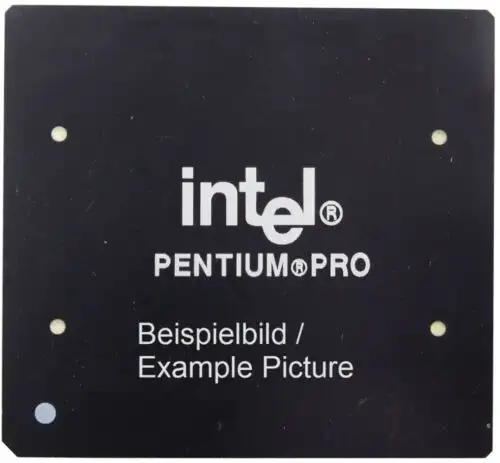 Intel Pentium Pro 200Mhz Sl25A Gj80521Ex200 1M Cpu Pc-Prozessor Black
