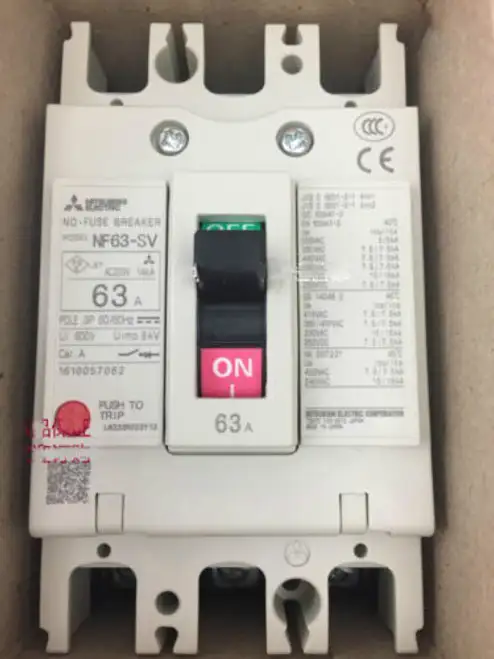 Mitsubishi Nf63-Sv 3P 63A Molded Case Circuit Breaker-