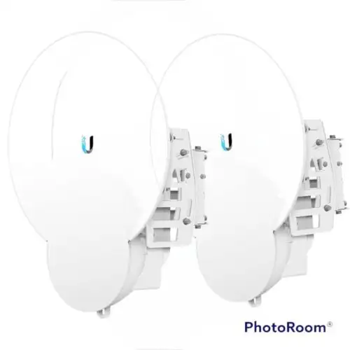 Ubiquiti Af-24Hd (Pair) Air Fiber 24Ghz 2Gbps Ptp W/ Mnt /Missing 1 Power Supply