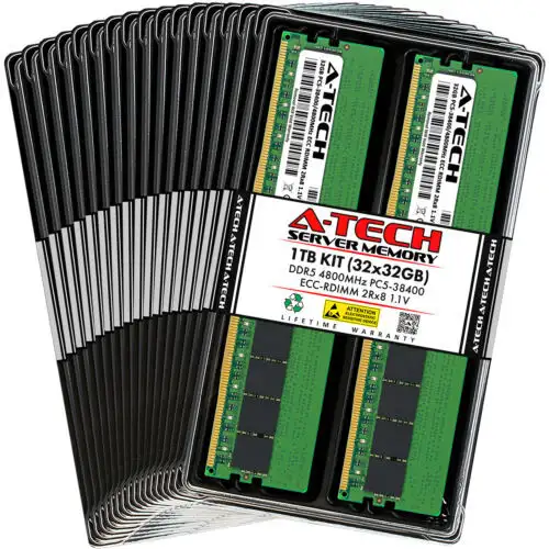 1Tb 32X32Gb Pc5-4800 Rdimm Tyan B7132G79Ae12Hr Speicher Ram
