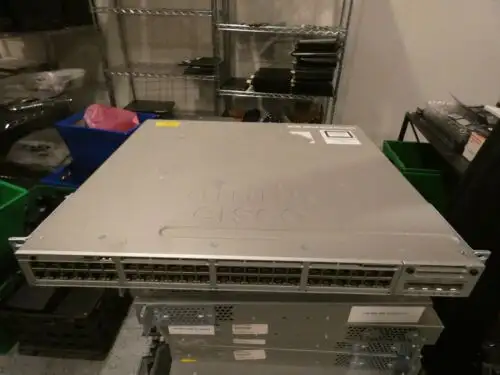 Cisco Catalyst Ws-C3850-48Pw-S 48 Port Switch W/1 Psu & C3850-Nm-2-10G Module