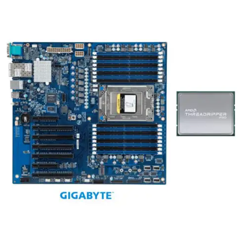 1X Gigabyte Mz31-Ar0 Motherboard +1X Amd Ryzen Threadripper 3995Wx Cpu 64 Cores-