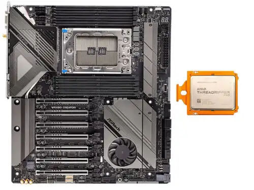 Amd Ryzen Threadripper Pro3995Wx+Asrock Wrx80 Creator 3000Wx/5000Wx Series Swrx8