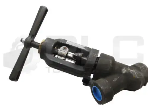 Nuova valvola a globo manuale Pentair 4102W in acciaio con saldatura a bussola da 1-1/2" leggere