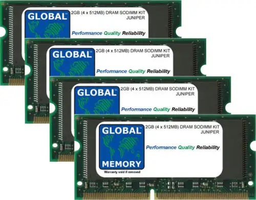 2Gb 4X512Mb Dram Sodimm Juniper Srp5/10 Erx-700/710/1410/1440 (-