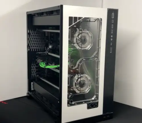 Dynamic Duo Xl - Front Panel Acrylic Water Cooling Reservoir For D5 Pump 011-Xl