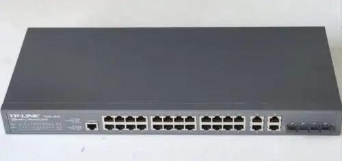 Tp-Link T2500-28Tc Jetstream 24-Port 10/100Mbps+4-Port Gigabit L2 Managed Switch