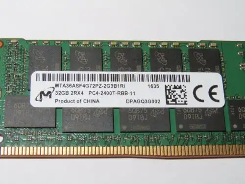 384Gb = 12X 32Gb 2Rx4 2400T Dell Poweredge R430 R630 R730 R830 Ecc Server Memory