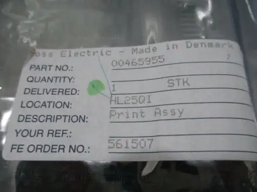 Foss Electric 00465955 465955-8 Cpu/Pha Pcb 465948-4 Unit Board