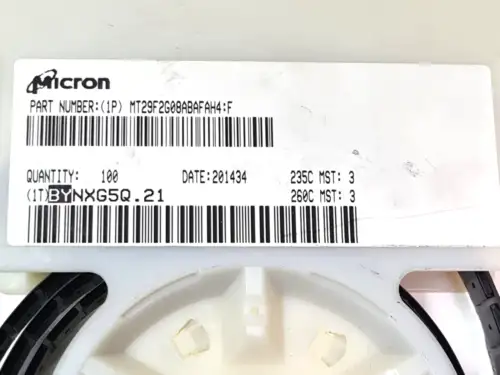 100Pcs.Micron Mt29F4G08Abafah4:F Slc Nand Flash Parallel 3.3V 4G-Bit 512M X 8 25
