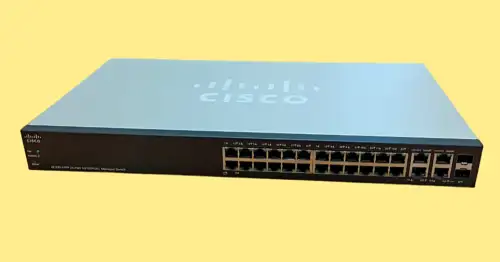 Cisco Small Business Sf300-24Port 10/100 Poe+Managed Switch W/Scratches