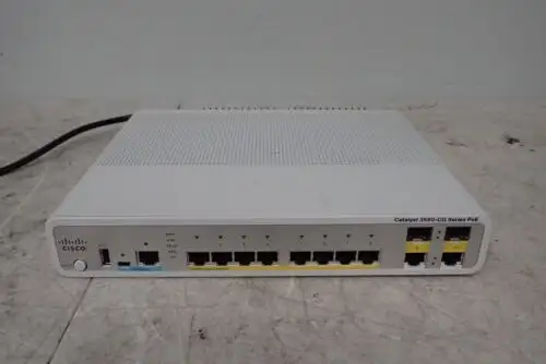 Cisco Catalyst 3560-Cg serie Poe Anatel Switch Ws-C3560Cg-8Pc-S