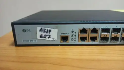 S3800-24F4S 24-Port Gigabit Stackable Sfp Managed Switch With 4 Combo Sfp And 4
