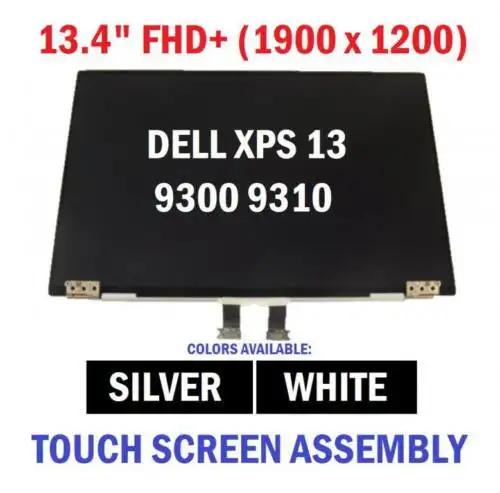 Genuine Dell Xps 13 9300 9310 9320 1920X1200 Touch Screen Lcd Assembly Silver