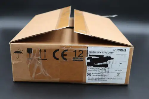 Ruckus Icx 7150-C08P Compact 8 Port Poe Gigabit Ethernet Switch W/ 2 Sfp Ports