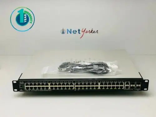 Cisco Sg500-52P-K9 52 Port Gigabit Poe Network Switch - Same Day ping