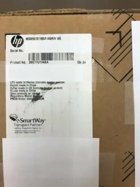 Hp 3Bg77Ut In Original Box.