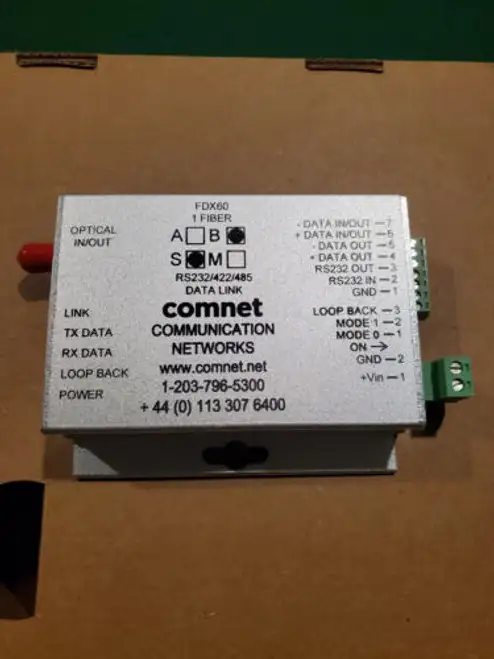 Comnet Communication Networks Fdx601 Fiber