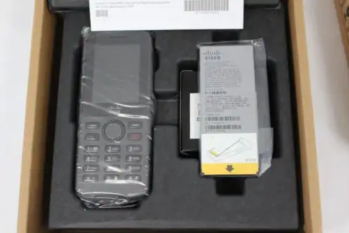 New Cisco 8821 Wireless Ip Phone Bundle W/Battery Power&Holster Cp-8821-K9-Bun