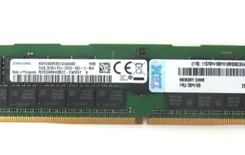 Ibm 78P4199 64G Ddr4 2666 Power9 9009-42A 41A 9008-22A 21A P9 Menmory 325A