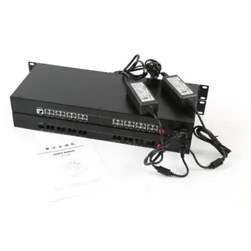 16 Channel Pcm Voice Telephone Fiber Optical Converter Transmitter Receiver S/M