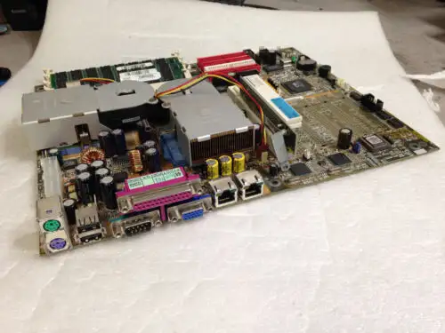 Gigabyte Ga-6Vtxdr Motherboard W/Intel 2Xsl5B3 Cpu 2X32Gbx64 Pc133 Memory & Fans