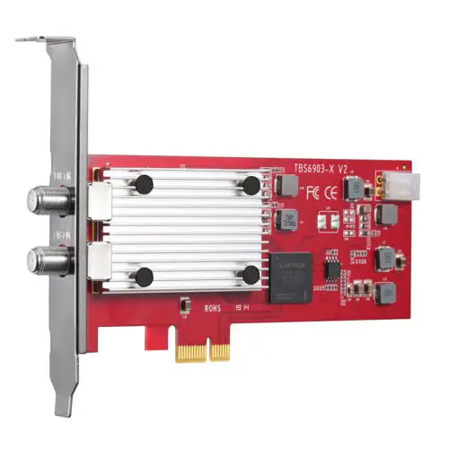 Tbs6903X Professional Dvb S S2 S2X Dual Tuner Pcie Card Ccm Vcm Acm Multi Input