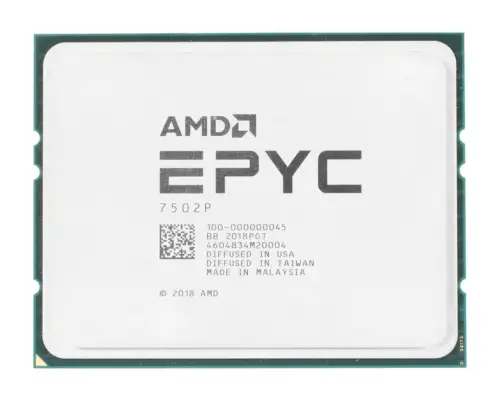 Amd Epyc¬ô 7502P (32-Core 2.5Ghz Up To 3.35Ghz Sp3 Socket) Cpu Server Processor