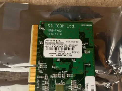 Silicom Pxg2-Sgi Sgi Pcixr-Genet-C-2P-Z Dual Port Gigabit Ethernet Card G5-1