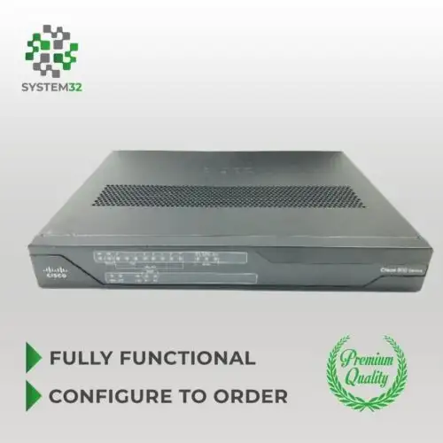 Cisco C891Fj-K9 Router 8 Port Fast Ethernet 3X Wan