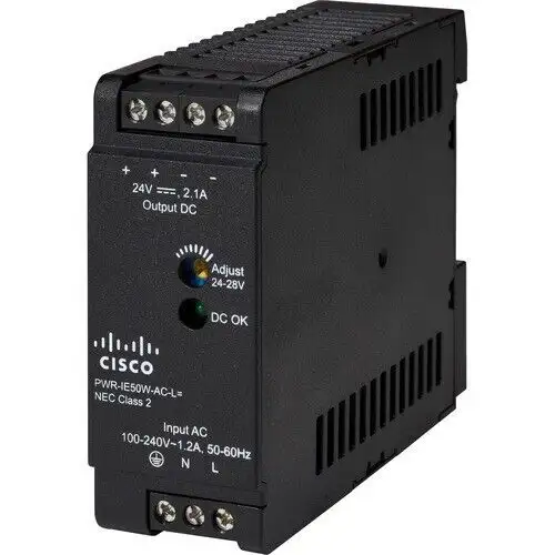 New Cisco Pwr-Ie50W-Ac-L= Ac Adapter 50W Power Supply (Lite) Pwrie50Wacl