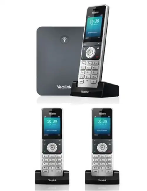 Yealink Ip Phone W76P + 2-Unit W56H Handset Bundle