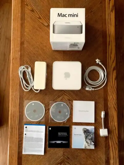 Mac Mini Mc408Ll/A Server 2.53Ghz Intel Core2 Duo Cpu 4Gb Ram 1Tb Hd (2X500Gb)