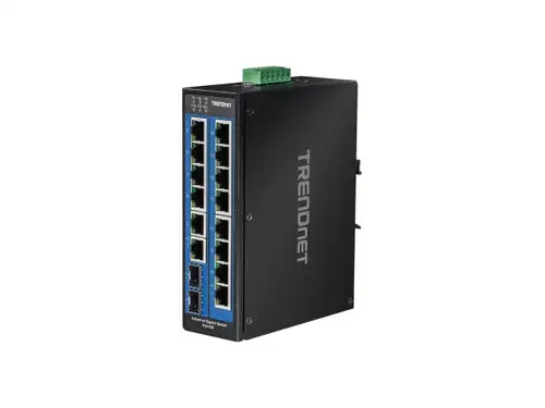 Trendnet Ti-G162 16-Port Industrial Gigabit Din-Rail Switch