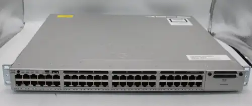 Cisco Catalyst Ws-C3850-48T-S V04 C3850-Nm-Blank Module +2 350W Psu