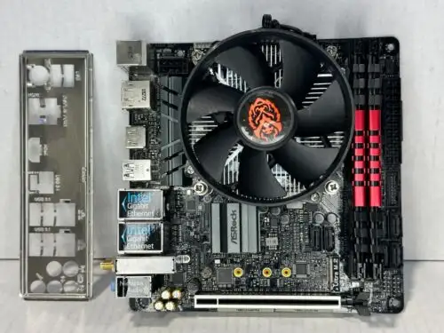 Asrock Z390M-Itx/Ac Motherboard + 3.7Ghz I7-8700K + 16Gb + I/O Shield