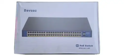 Da-G504802Gp Davuaz 48 Port 800 Watt Poe + 2 Sfp Ai Switch
