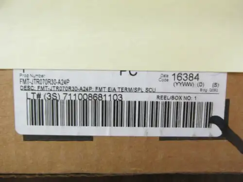 Fmt-Jtr070R30-A24P Fmt Eia Term/Splice Panel 24 Sc/Upc Sm 1Ru 19In (New)