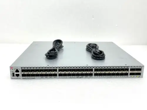 Brocade Br-Vdx6740-24-F 48 Ports Managed Switch W/ Pwr Cords Nice Unit