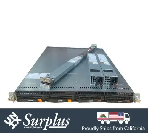 1U Storage San Server X10Drd-Int 2X E5-2640 V3 32Gb Ram 2X Nvme U.2 Bays Boot