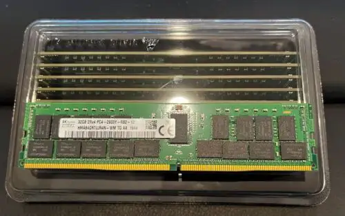 256Gb Set Of Sk Hynix 32Gb (8X32Gb) 2Rx4 Pc4-2933Y Ecc Reg Dimm Memory